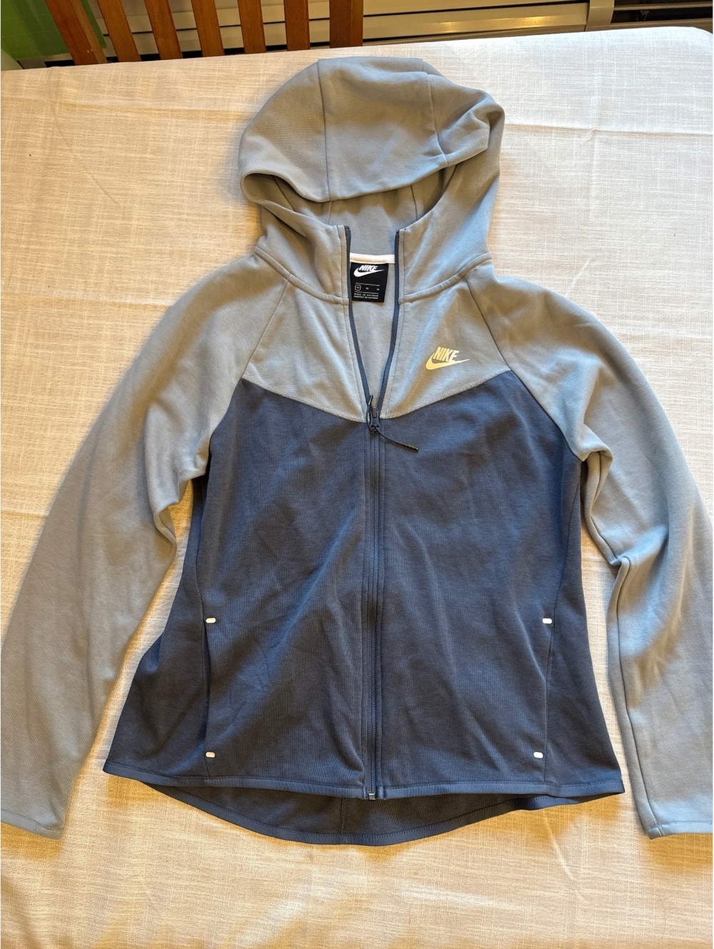 Nike women’s zip hoodie size M blue